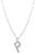 颜色: silver - p, ADORNIA | Adornia Initial Necklace with Paperclip Link Chain .925 Sterling Silver