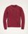 商品Brooks Brothers | Big & Tall Supima® Cotton Cable Crewneck Sweater颜色Burgundy