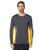 商品SmartWool | Merino Sport 150 Long Sleeve Crew颜色Charcoal Heather/Golden Olive