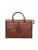 颜色: VINTAGE CHESTNUT LEATHER, Ghurka | Heritage Examiner No. 5 Leather Briefcase