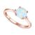 颜色: Opal, Macy's | Amethyst (1-1/6 ct. t.w.) & Lab-Grown White Sapphire (1/20 ct. t.w.) Ring in 14k Gold-Plated Sterling Silver (Also in Additional Gemstones)