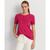 商品Ralph Lauren | Women's Soft Jersey Tee颜色Nouveau Bright Pink