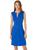 color Blueberry, Kate Spade | Seamed Ponte Dress