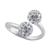 颜色: CLEAR, Giani Bernini | Crystal Cluster Bypass Statement Ring in Sterling Silver, Created for Macy's