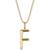 颜色: F, Sarah Chloe | Andi Initial Pendant Necklace in 14k Gold-Plate Over Sterling Silver, 18"