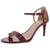 color Maroon, Michael Kors | MICHAEL Michael Kors Womens Simone Mid Solid Open Toe Dress Sandals