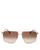 商品Salvatore Ferragamo | Men's Brow Bar Aviator Sunglasses, 62mm颜色SHINY GOLD/BROWN	GRADIENT