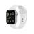 商品第1个颜色Silver Aluminum Case with White Sport Band, Apple | Apple Watch SE (2nd Generation) GPS 40mm Aluminum Case with Sport Band (Choose Color and Band Size)