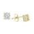 商品第2个颜色Yellow Gold, TruMiracle | Diamond Stud Earrings (1/2 ct. t.w.) in 14k White, Yellow or Rose Gold