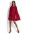 color Classic Red, Ralph Lauren | Cape Georgette Cocktail Dress