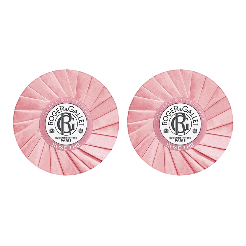颜色: ROSE-THE两块装, ROGER & GALLET | ROGER GALLET香邂格蕾 香皂100g 纯天然植物成分