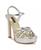 颜色: Silver/Gold, Nine West | Women's Waser Strappy Platform Stiletto Sandals