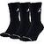 color Black/Black/Black, Jordan | Jordan Everyday Max Unisex Crew Socks - 3 Pack