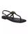 颜色: Black, GUESS | Women's Rainey Logo Sqaure Toe T-Strap Flat Sandals