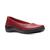 Clarks | Women's Cora Iris Slip-On Flats, 颜色Red