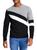 INC International | Mens Chevron Comfy Sweatshirt, 颜色deep black