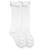 颜色: White, Jefferies Socks | Little Girls Ruffle Knee High Socks 1 Pack