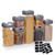 商品第3个颜色Grey, Cheer Collection | Set of 7 Airtight Food Storage Containers plus Dry Erase Marker and Labe