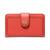 颜色: Spiced Coral, Michael Kors | Charm Medium Tab Pocket Leather Bifold Wallet