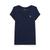 颜色: French Navy, Ralph Lauren | Big Girls Cotton Jersey V-Neck T-shirt