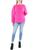 Calvin Klein | Plus Womens Crewneck Fitness Sweatshirt, 颜色hot magenta