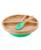 颜色: Green, Avanchy | Toddler Boys and Girls Bamboo Plate and Spoon Set