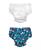 颜色: Navy Flamingos, green sprouts | Baby Boys or Baby Girls Snap Swim Diaper, Pack of 2