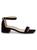 color BLACK, Stuart Weitzman | 女式 Nudist June 绒面革粗跟凉鞋