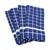 商品第3个颜色Navy, Design Imports | Solid Windowpane Terry Dishtowel, Set of 4