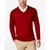 商品Club Room | Men's Solid V-Neck Merino Wool Blend Sweater, Created for Macy's颜色Cherry Red