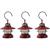 商品第1个颜色Red, Barebones | Barebones Edison Mini Lantern - 3 Pack