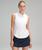 颜色: White, Lululemon | Quick-Dry Sleeveless Polo Shirt
