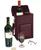 颜色: Burgundy, ROYCE New York | Double Wine Carrying Case