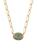 color GREEN KYANITE, Chan Luu | 18K Goldplated Station Necklace