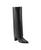 颜色: Black Leather, Marc Fisher | Women's Leina Block Heel Pointy Toe Knee High Dress Boots