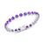 颜色: Amethyst, Macy's | Amethyst Tennis Bracelet (12-3/4 ct. t.w.) in Sterling Silver (Also in Garnet, Sky Blue Topaz, & Citrine)