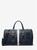 商品第3个颜色ADM/PLBL/OPW, Michael Kors | Bedford Travel Extra-Large Logo Stripe Weekender Bag