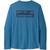 颜色: Boardshort Logo: Wavy Blue X-Dye, Patagonia | Capilene Cool Daily Graphic Long-Sleeve Shirt - Men's