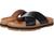 商品Madewell | The Dayna Lugsole Slide Sandal in Leather颜色True Black