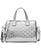 颜色: Silver, Michael Kors | Mason Medium Duffle Satchel