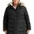 商品Ralph Lauren | Women's Plus Size Faux-Fur-Trim Hooded Down Puffer Coat, Created for Macy's颜色Black
