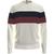 商品Tommy Hilfiger | Men's Colorblocked Stripe Sweater颜色Ivory