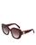 商品Celine | Butterfly Sunglasses, 55mm颜色Havana/Brown Gradient