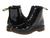 商品Dr. Martens | 1460 Junior Delaney Boot 小童/大童平底踝靴颜色Black Patent Lamper