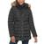 商品Tommy Hilfiger | Women's Faux-Fur-Trim Hooded Puffer Coat, Created for Macy's颜色Black