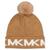 商品Michael Kors | Women's Stacked Logos Knit Hat颜色Dark Camel