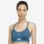 color Teal, NIKE | Nike Plus Dri-FIT Indy U-Neck Bra - Women's