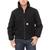 颜色: Black, Carhartt | 【工厂次品】Carhartt 106673 Loose Fit Firm Duck Active Flannel-Lined Jacket - Insulated, Factory Seconds