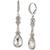 商品Givenchy | Silver-Tone Crystal Double Drop Earrings颜色Silver
