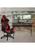 商品第4个颜色Red, Emma and Oliver | Emma and Oliver Black/Black Gaming Desk Set - Cup/Headset Holder/Reclining & Footrest